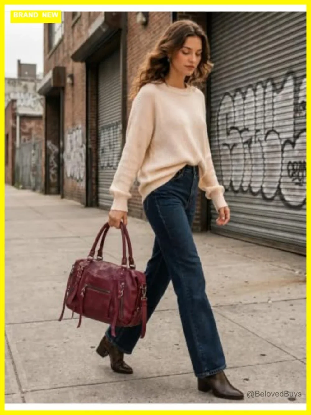 Vegan Leather Hobo Tote Bag with Adjustable Dual Straps